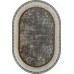 Иранский ковер Hadi 122095 Крем-серый овал